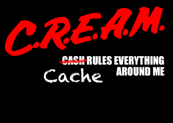 C.R.E.A.M Cache Rules Everything Around Me